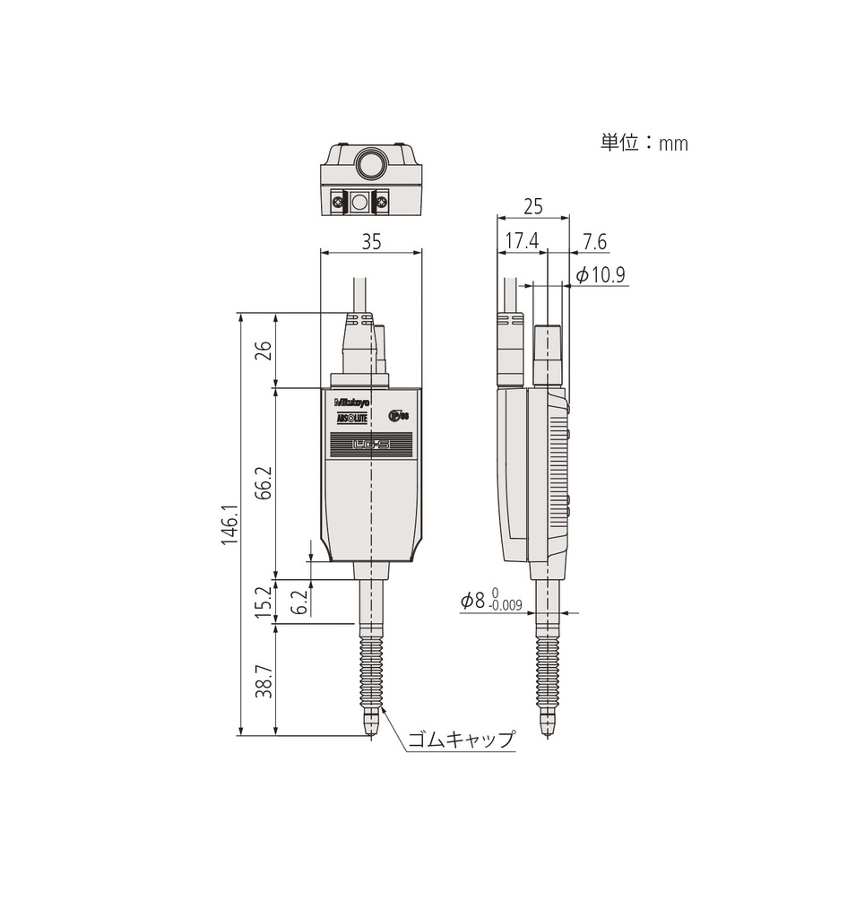 セパレート形ゲージヘッド リニヤゲージLGS LGS-1012P | 商品 | ミツトヨ