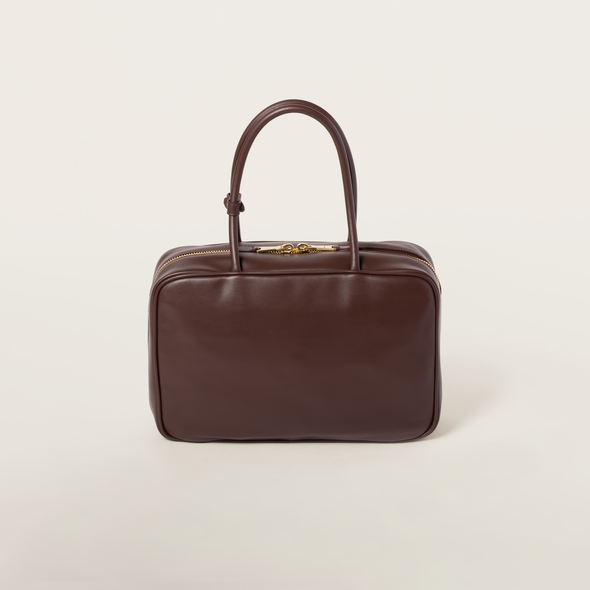 Briarwood Beau Leather Bag | Miu Miu