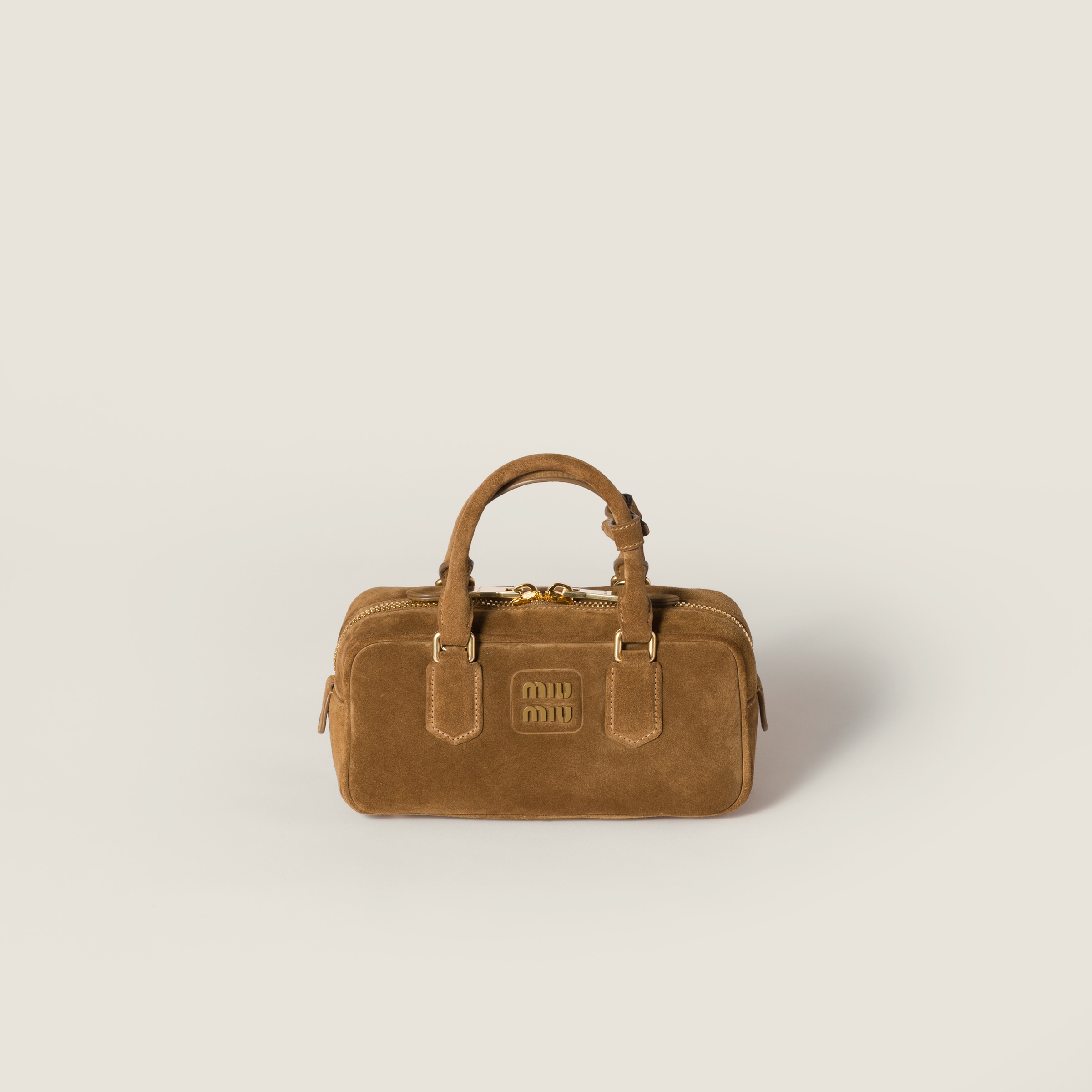 Briarwood Arcadie Leather Bag | Miu Miu