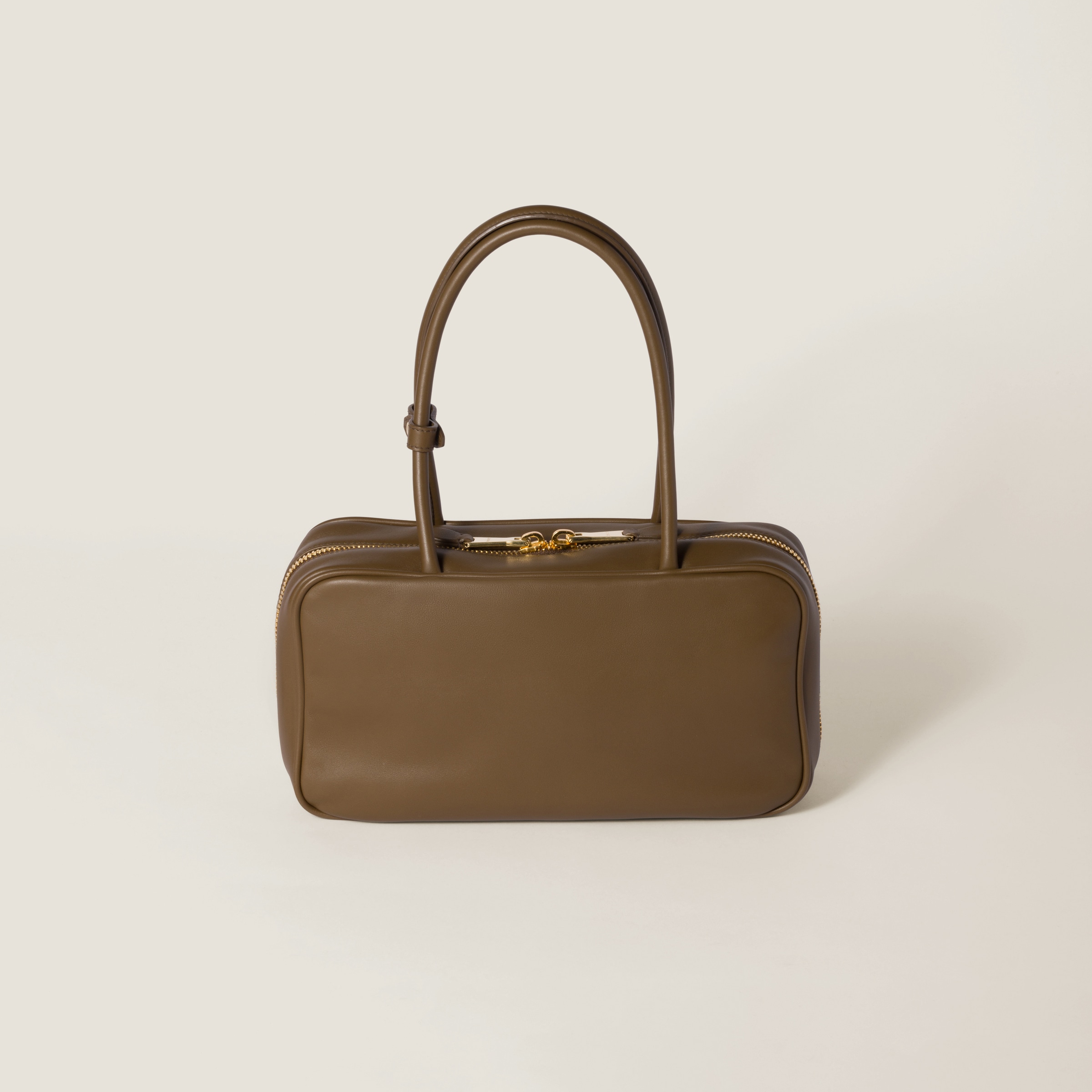 Tundra Beau Leather Top-handle Bag | Miu Miu