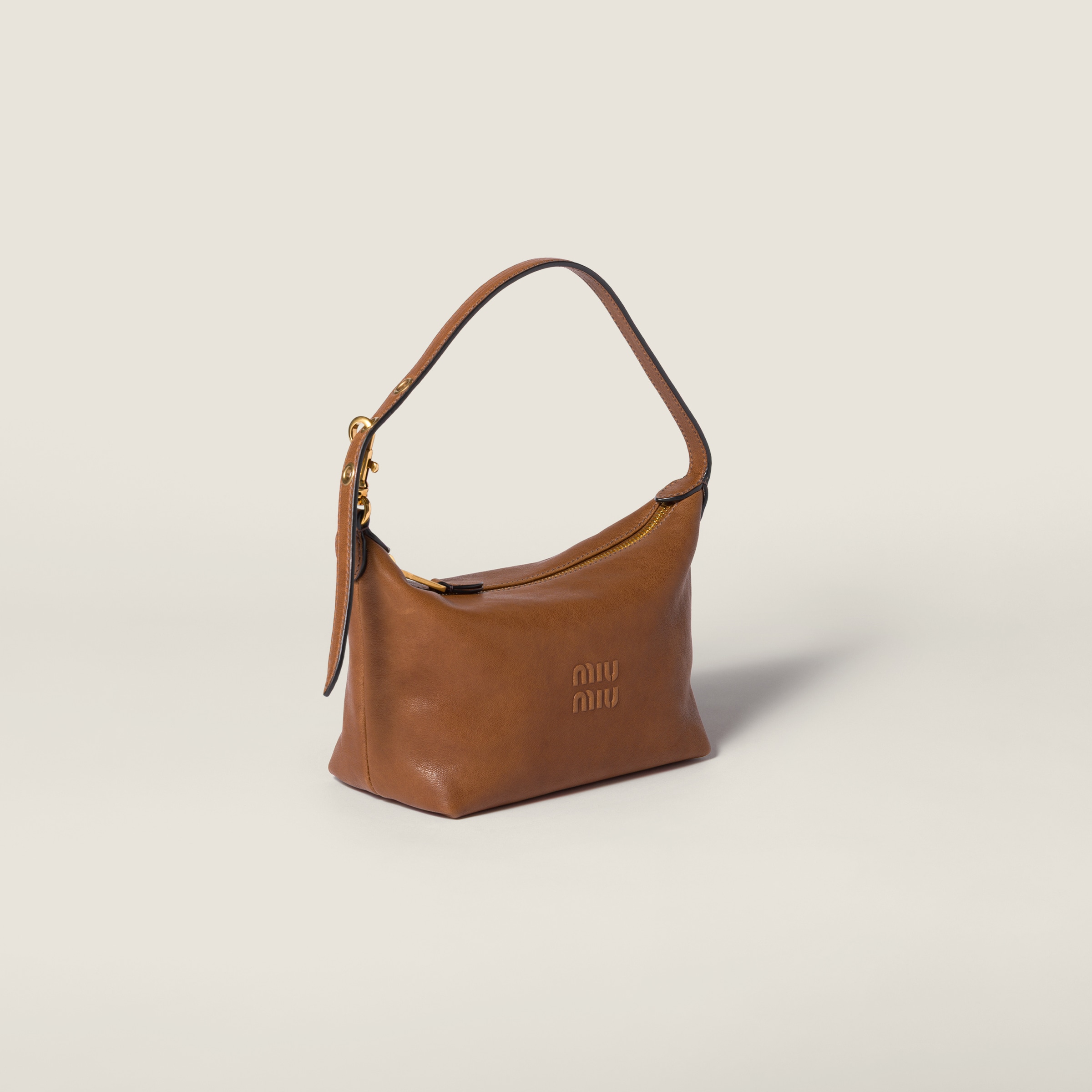 オーク ナッパレザー ポーチ | Miu Miu