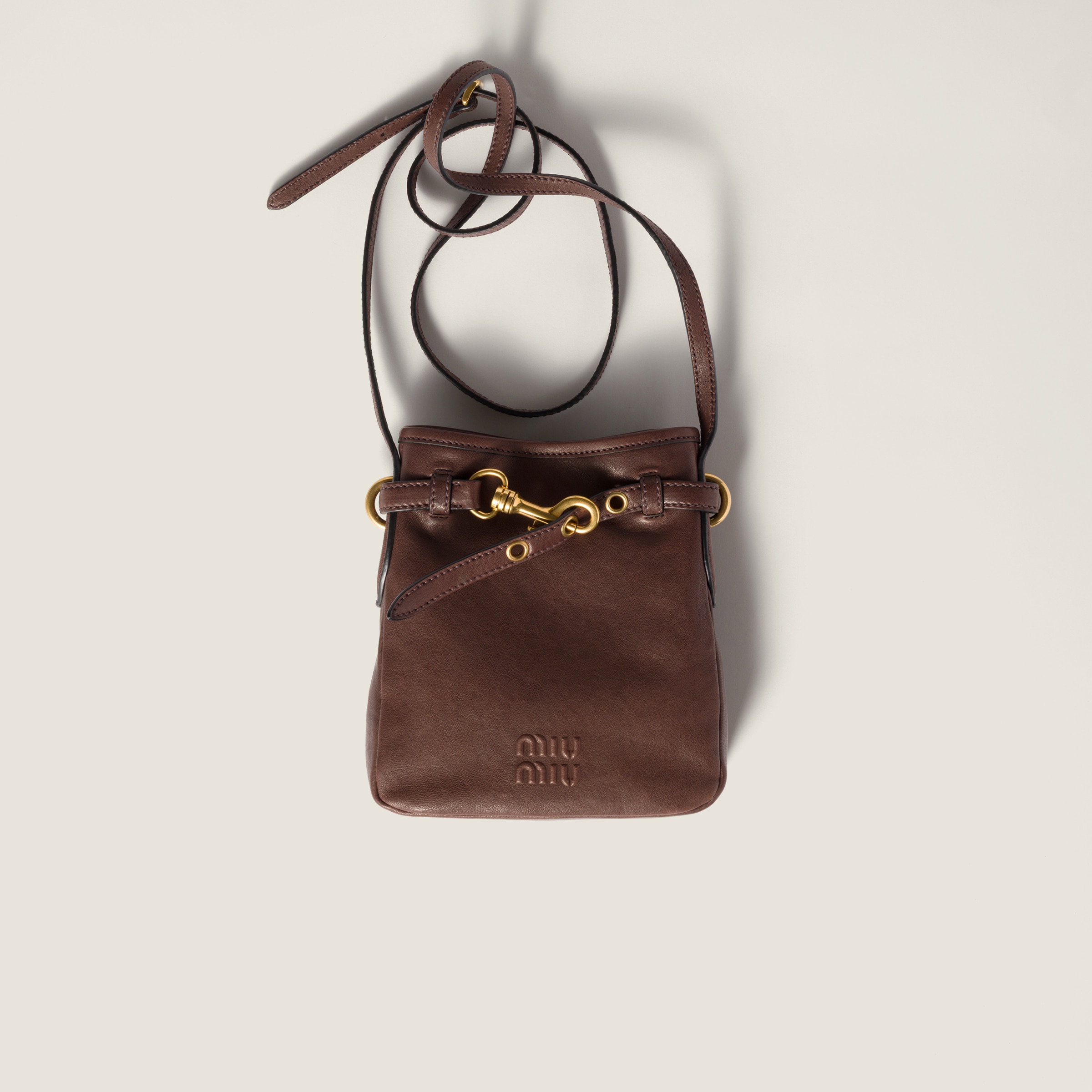 オーク ナッパレザー ミニバッグ | Miu Miu