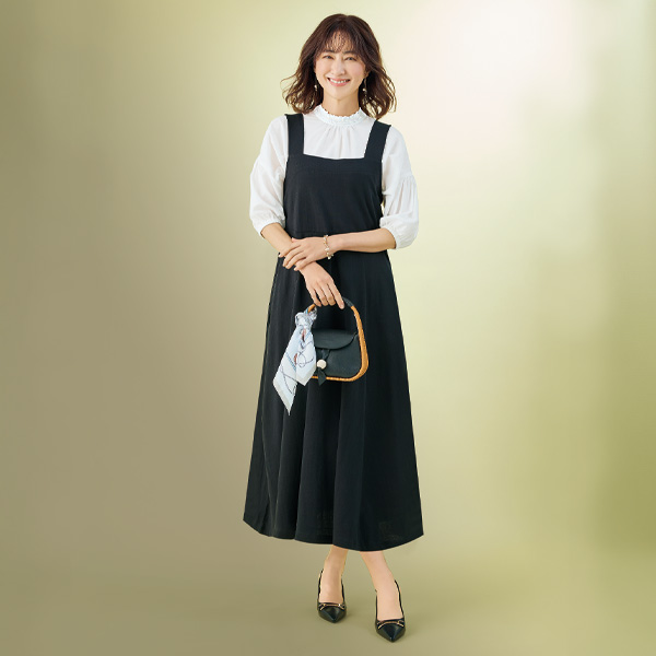 綿100％ ストレッチワンピース | 京都通販ミセスのファッション館・本店