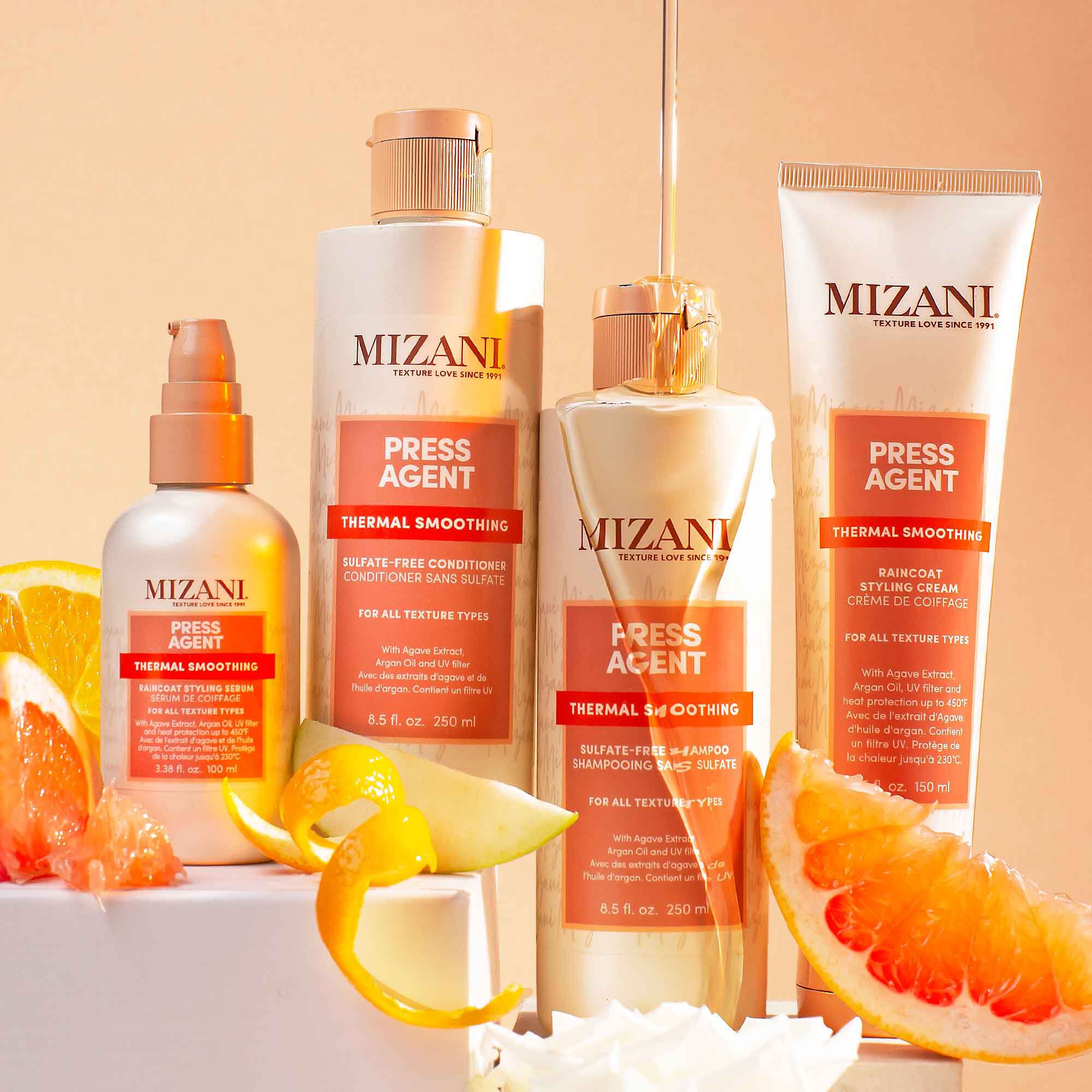 Press Agent Thermal Smoothing Raincoat Styling Cream | Mizani