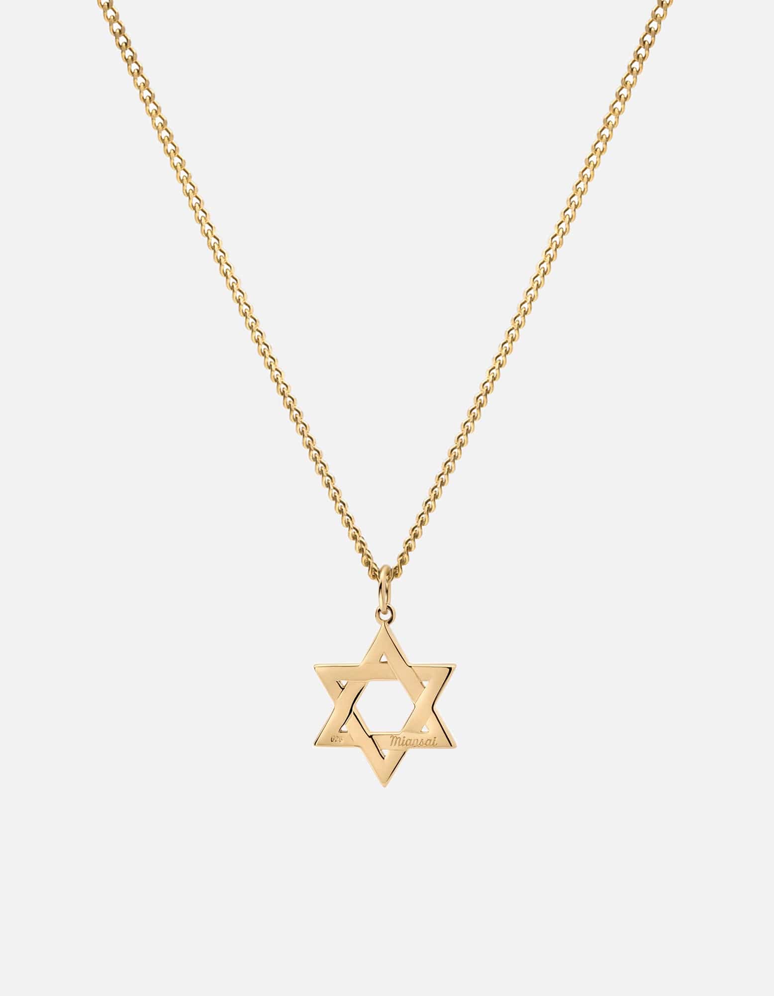 Star of David I Necklace, 14k Yellow Gold | Men's Necklaces | Miansai