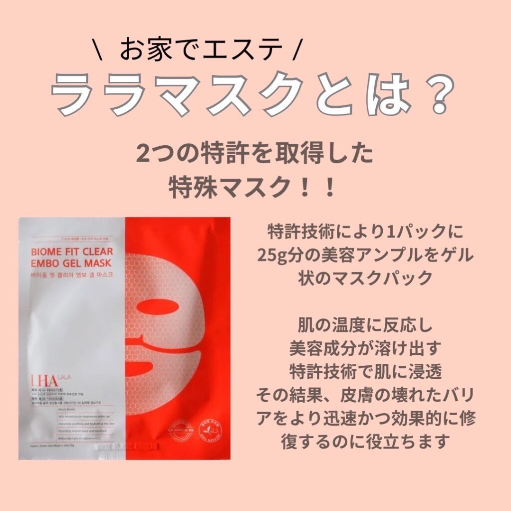 LHALALAララフィットクリアゲルマスク3箱(12枚)セット LHALALAララ