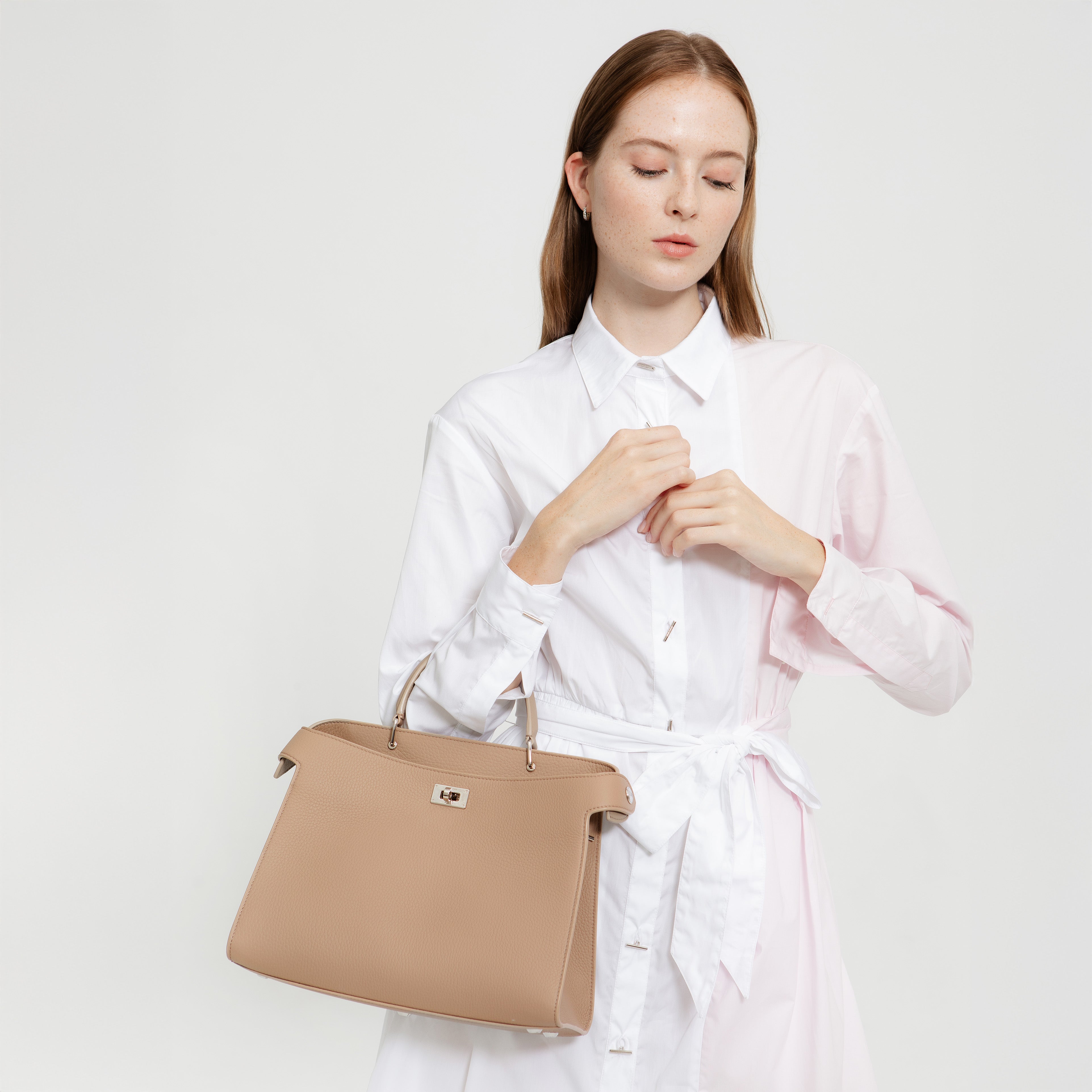 ハンドバッグ - ルテス スモール ベージュ