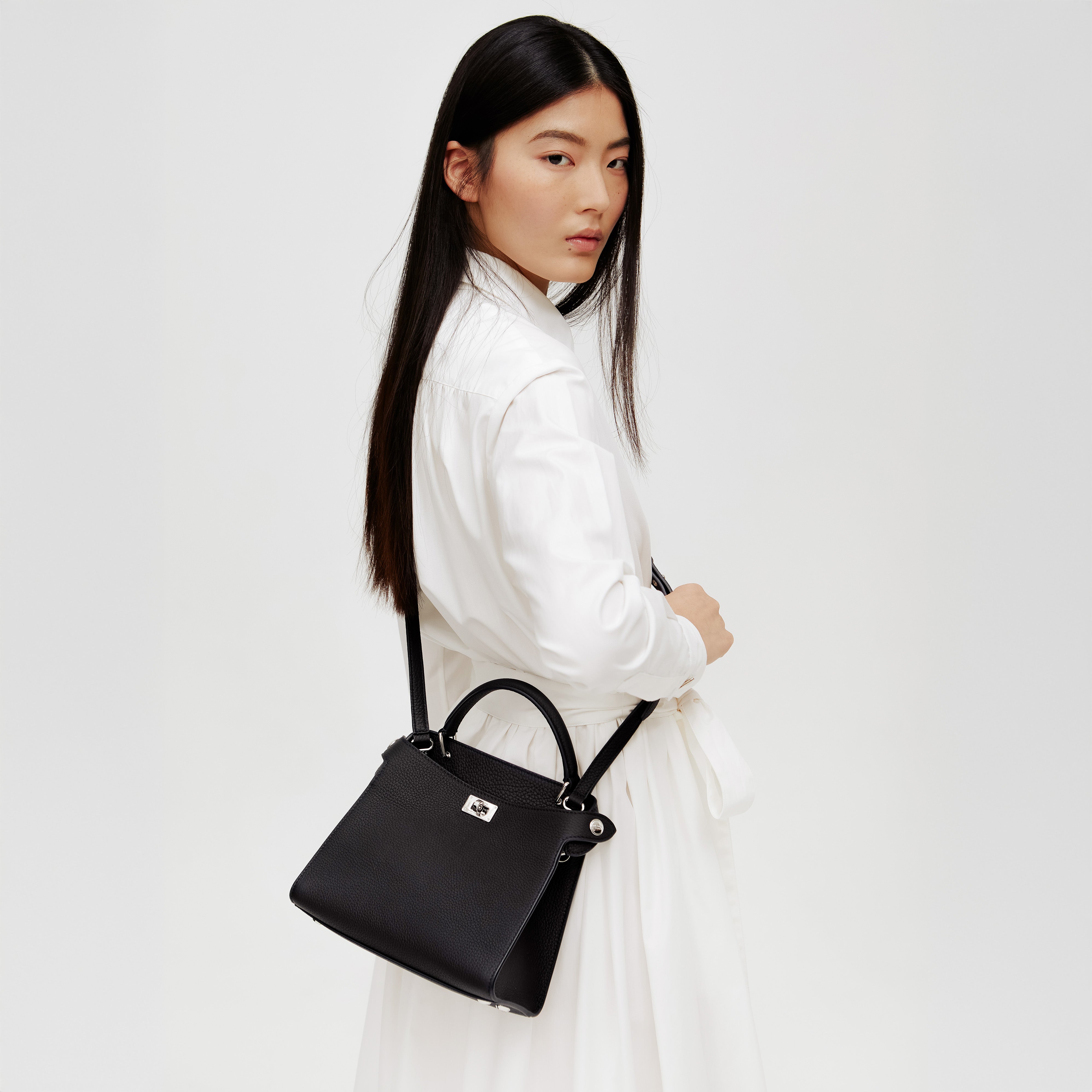 Découvrez le sac à main Lutece Mini Noir - Michino Paris