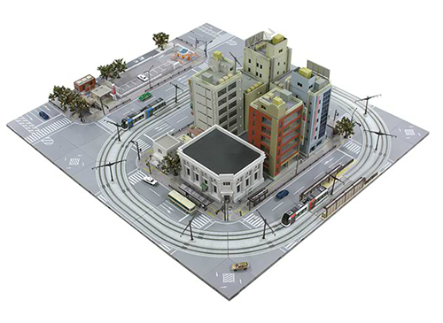 ユニトラムで路面軌道を作る | 鉄道模型 通販・Nゲージ ミッドナイン