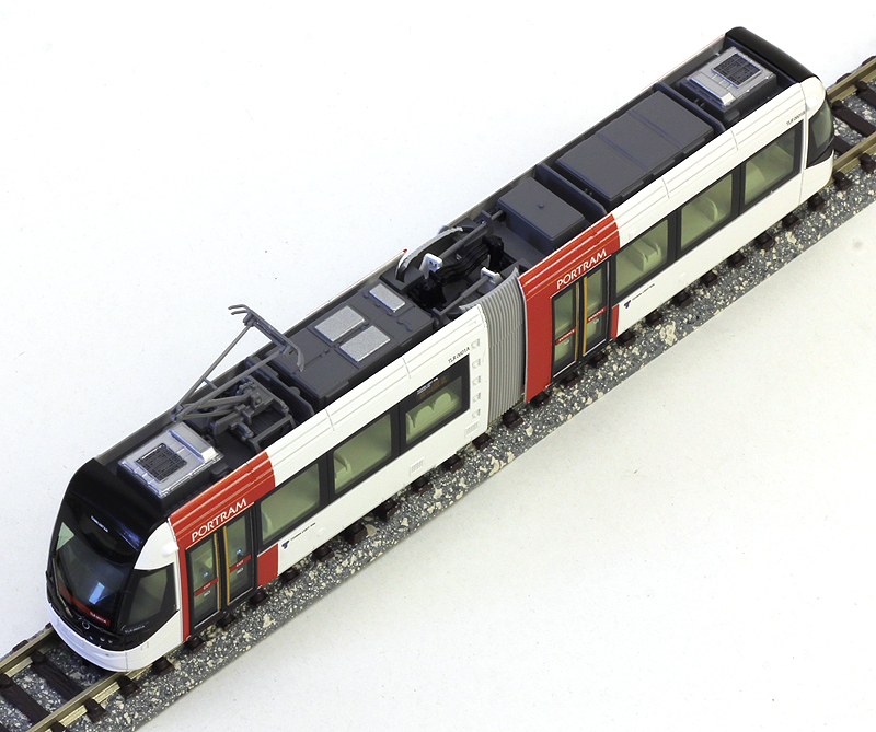 状態良好】 KATO 14-801-5 PORTRAM 富士ライトレール TLR0605 緑