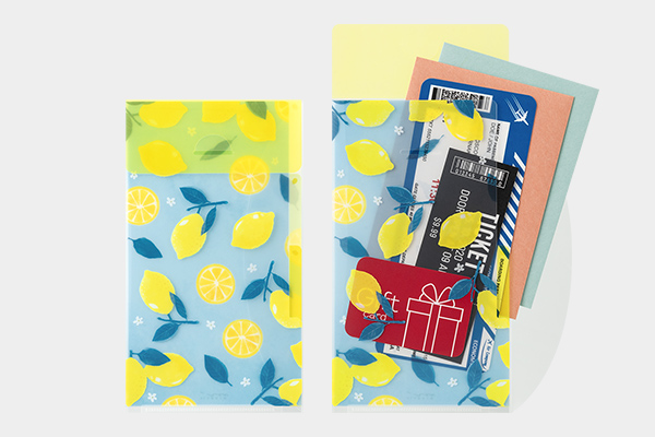 クリアファイル｜3ポケットクリアホルダー＜A5スリム＞ フラップ付