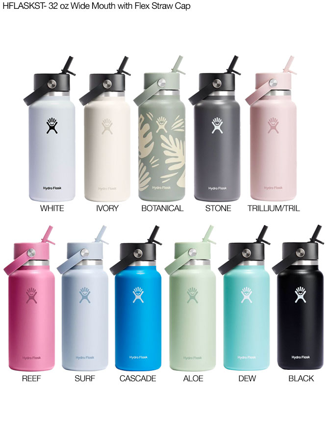 Hydro Flask 2.0 - 32oz with Straw Lid | Midwest Volleyball Warehouse