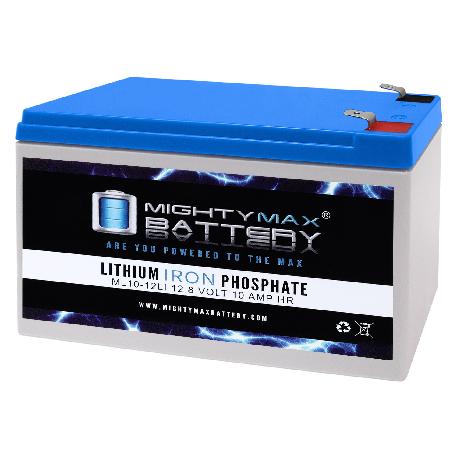 12V 10AH Lithium Replacement Battery for MarCum LX-5 3-Color