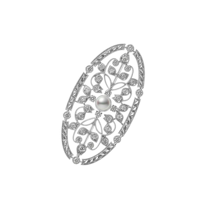 aliceです。 ミキモト パールブローチ ミキモト(MIKIMOTO)ミキモト