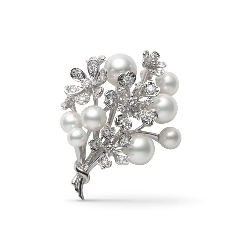 Mikimoto Bloom Brooch