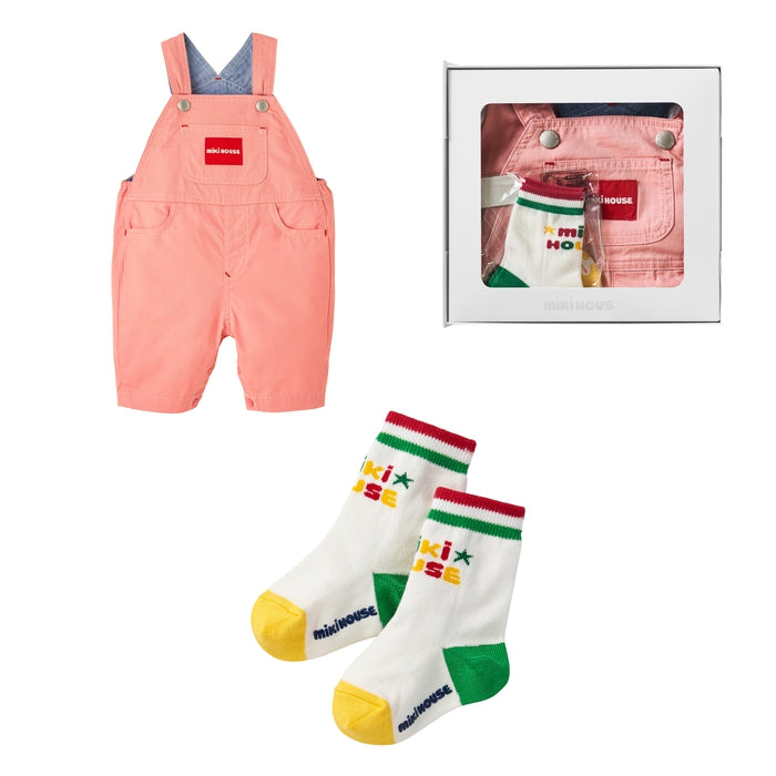 WEB限定】ギフト オーバーオール・ソックスセット【BOX付き