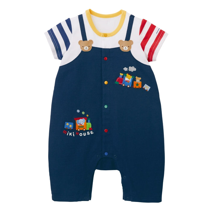 重ね着風ショートオール – ミキハウスオフィシャルサイト