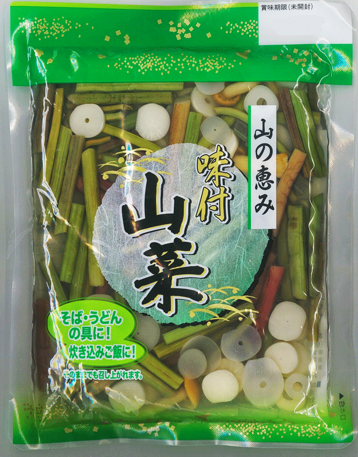 山の恵み 味付山菜｜バラエティシリーズ｜ミクロの製品｜株式会社ミクロ