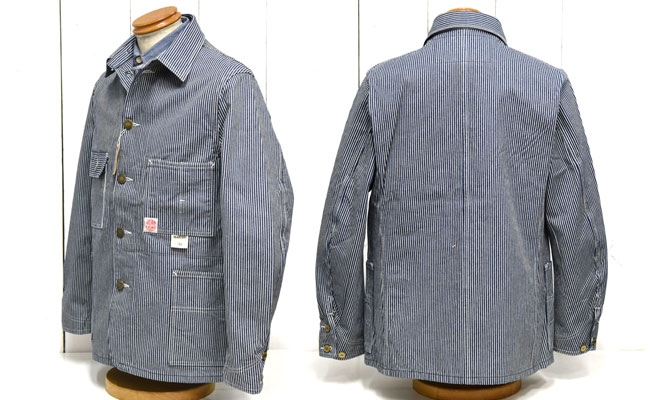 HEADLIGHT(ヘッドライト)11oz. HICKORY STRIPE WORK COAT「ヒッコリー
