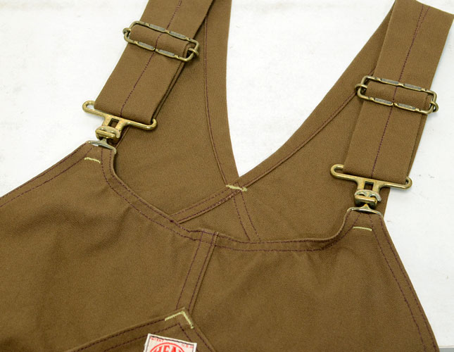 HEADLIGHT(ヘッドライト)復刻「13oz.BROWN DUCK OVERALLS」ブラウン