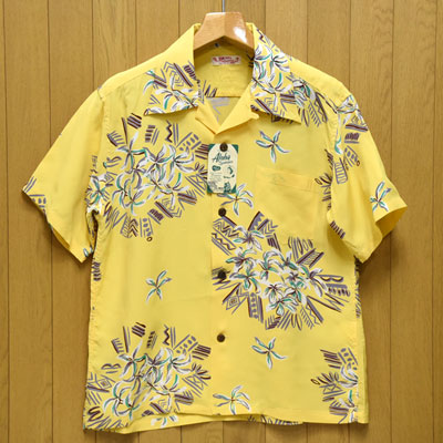 SUNSURF(サンサーフ)レーヨン半袖アロハ『FAMILIAR FLOWER/ファミリア