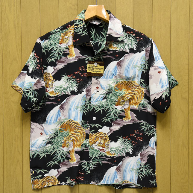 SUNSURF】サンサーフ『SASA TORA』笹虎・復刻スペシャル半袖アロハ