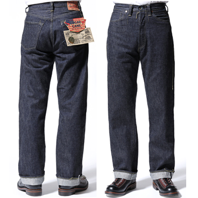 SUGAR CANE(シュガーケーン)復刻ジーンズ「1944 MODEL」13oz.BLUE