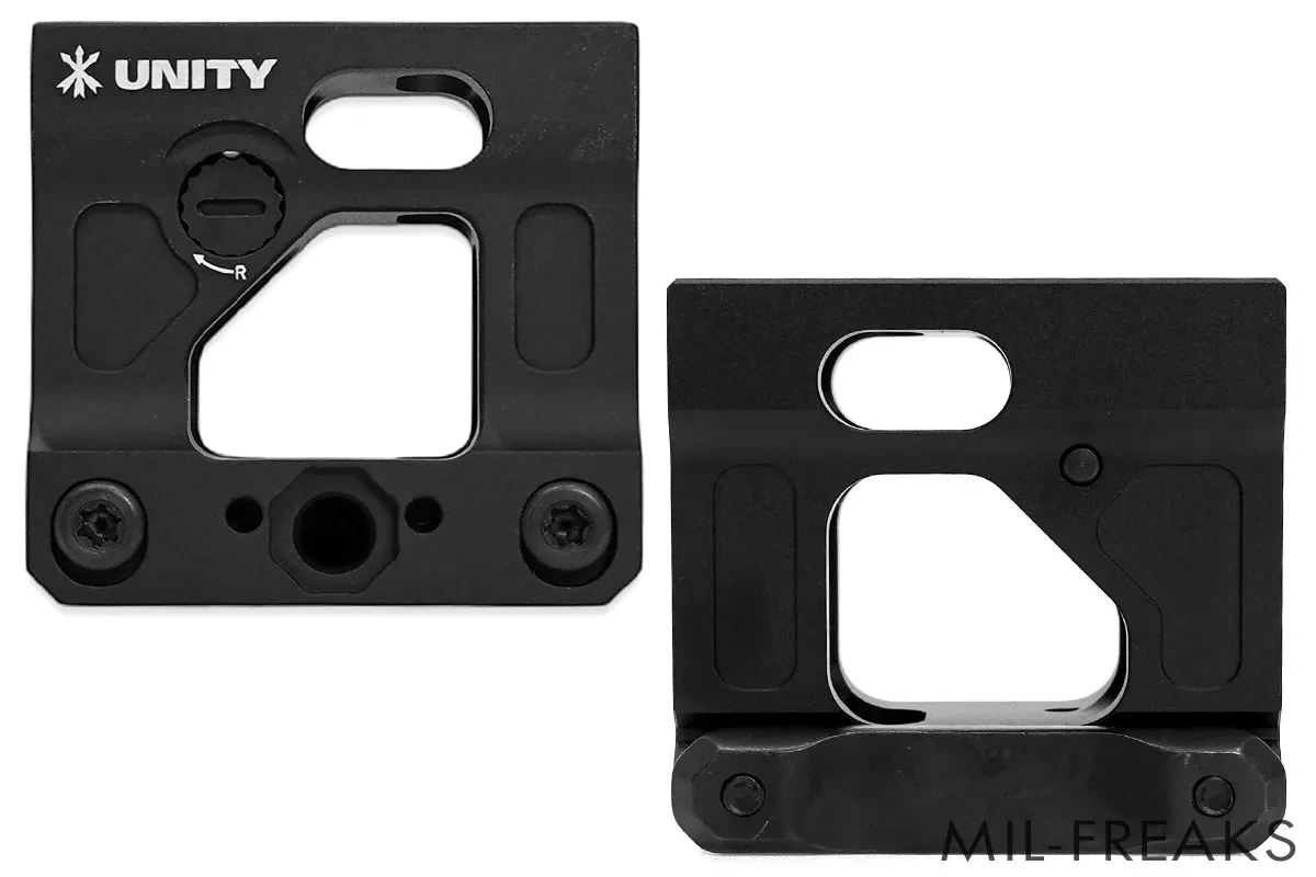 PTS UNITY FAST Micro オプティック マウント ブラック │ ミリタリー