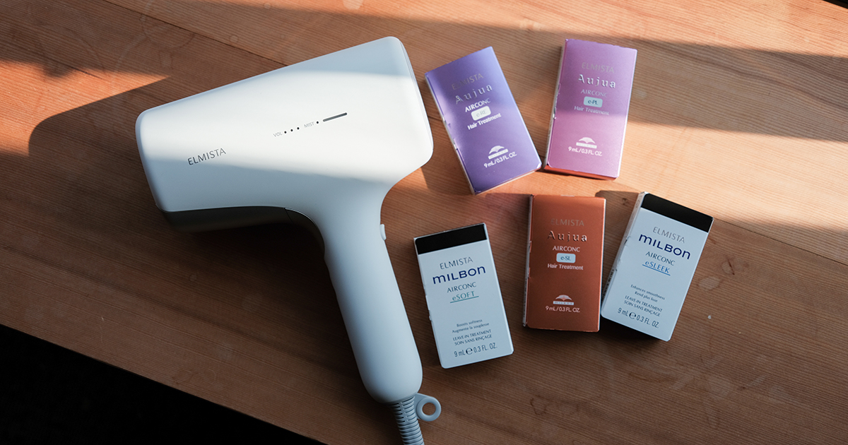 ヘアドライ時間をヘアケア時間へ！美容液ミストが出るドライヤー