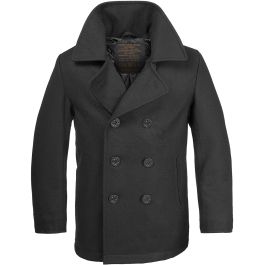 Mil-Tec US Navy Pea Coat Black