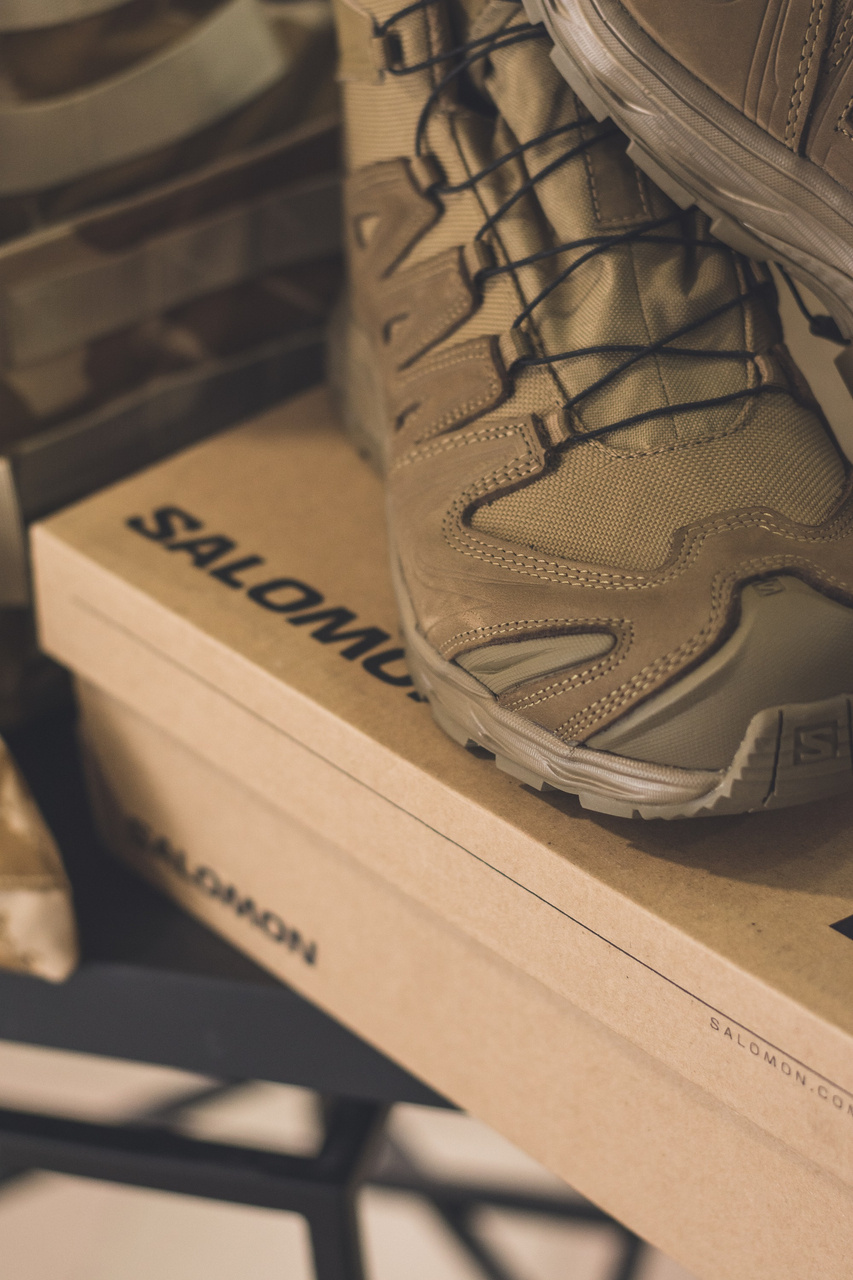 BOOTS XA FORCES MID - GORE-TEX - COYOTE - SALOMON Coyote