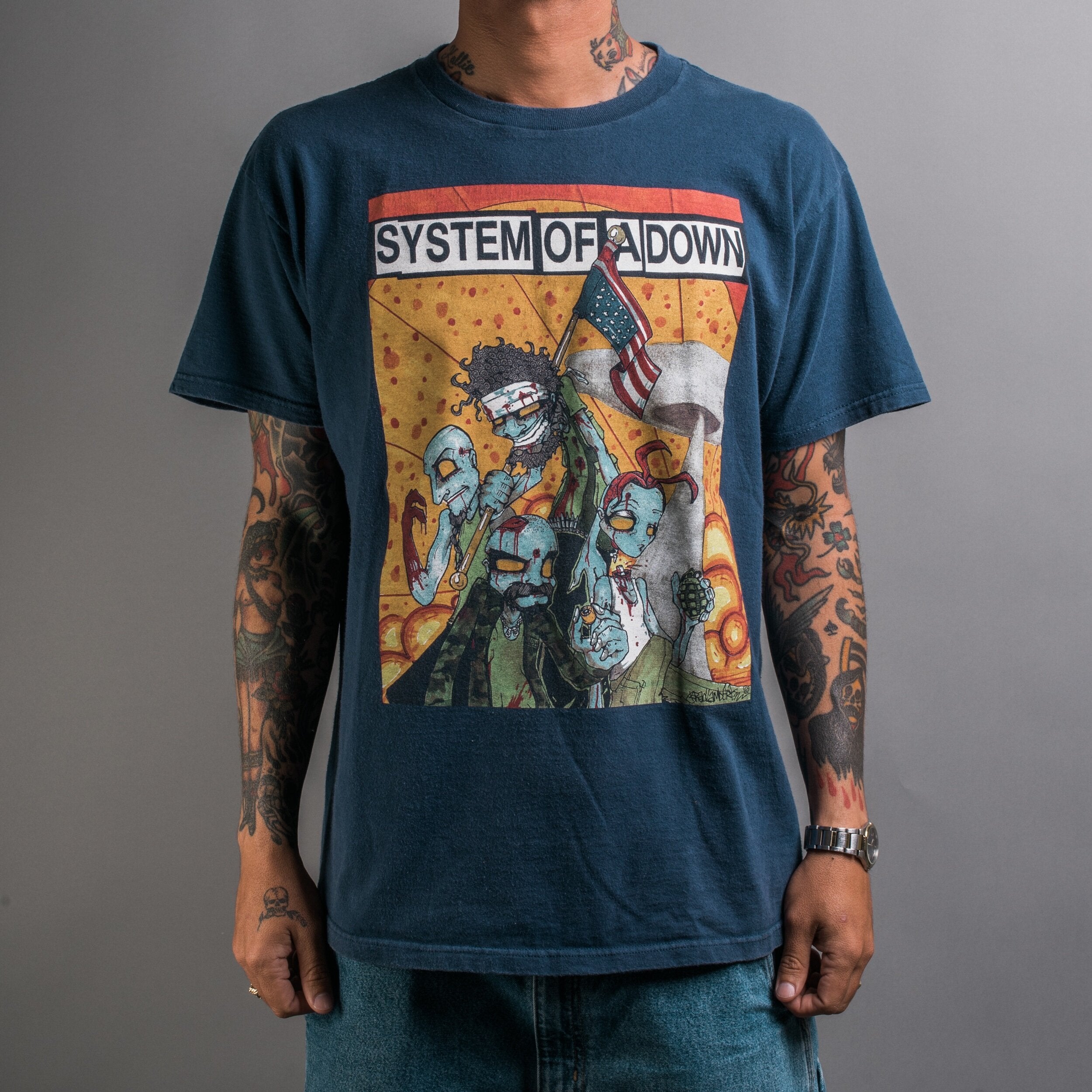 Vintage System Of A Down Fuck Censorship T-Shirt – Mills Vintage USA