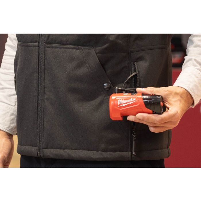 Milwaukee M12 ブラック ヒートベスト｜コードレス加熱ベスト｜防寒