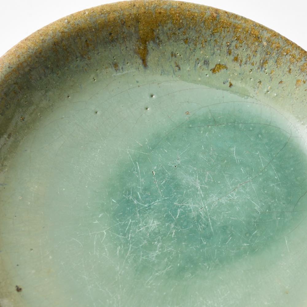 中国 雲南省 華寧 青釉皿 ｜ みんげい おくむら （日本と世界の民芸）