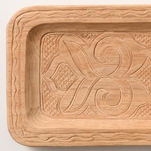 アイヌ イタ（ペン皿） 8寸 ｜ みんげい おくむら （日本と世界の民芸）