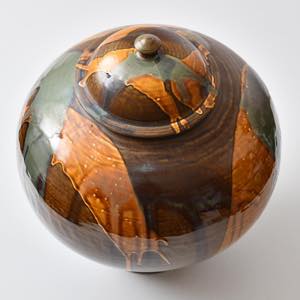 小鹿田焼 坂本浩二窯 一斗壺 打ち掛け ｜ みんげい おくむら （日本と