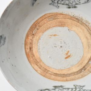 中国 徳化 印判魚文八寸皿 ｜ みんげい おくむら （日本と世界の民芸）