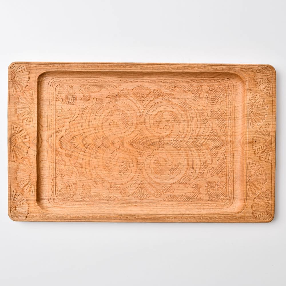 アイヌ イタ 長角盆 二尺 ｜ みんげい おくむら （日本と世界の民芸）