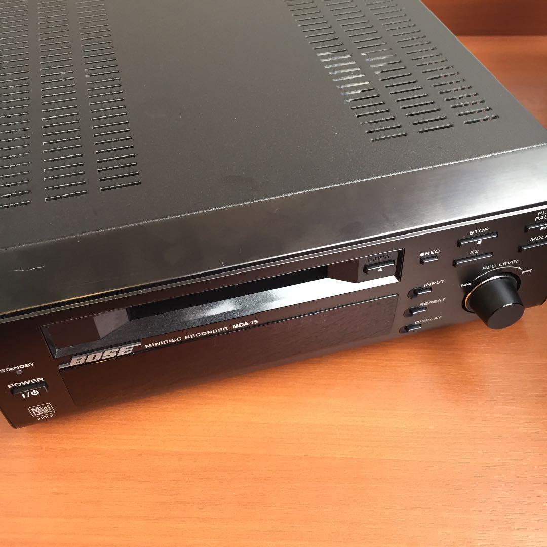 BOSE MDA-15 MDLP対応 MDレコーダーリモコン付 動作良好 希少！ MDLP