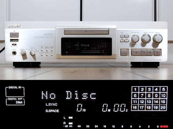 Sony MDS-JA50ES [MiniDisc Wiki]