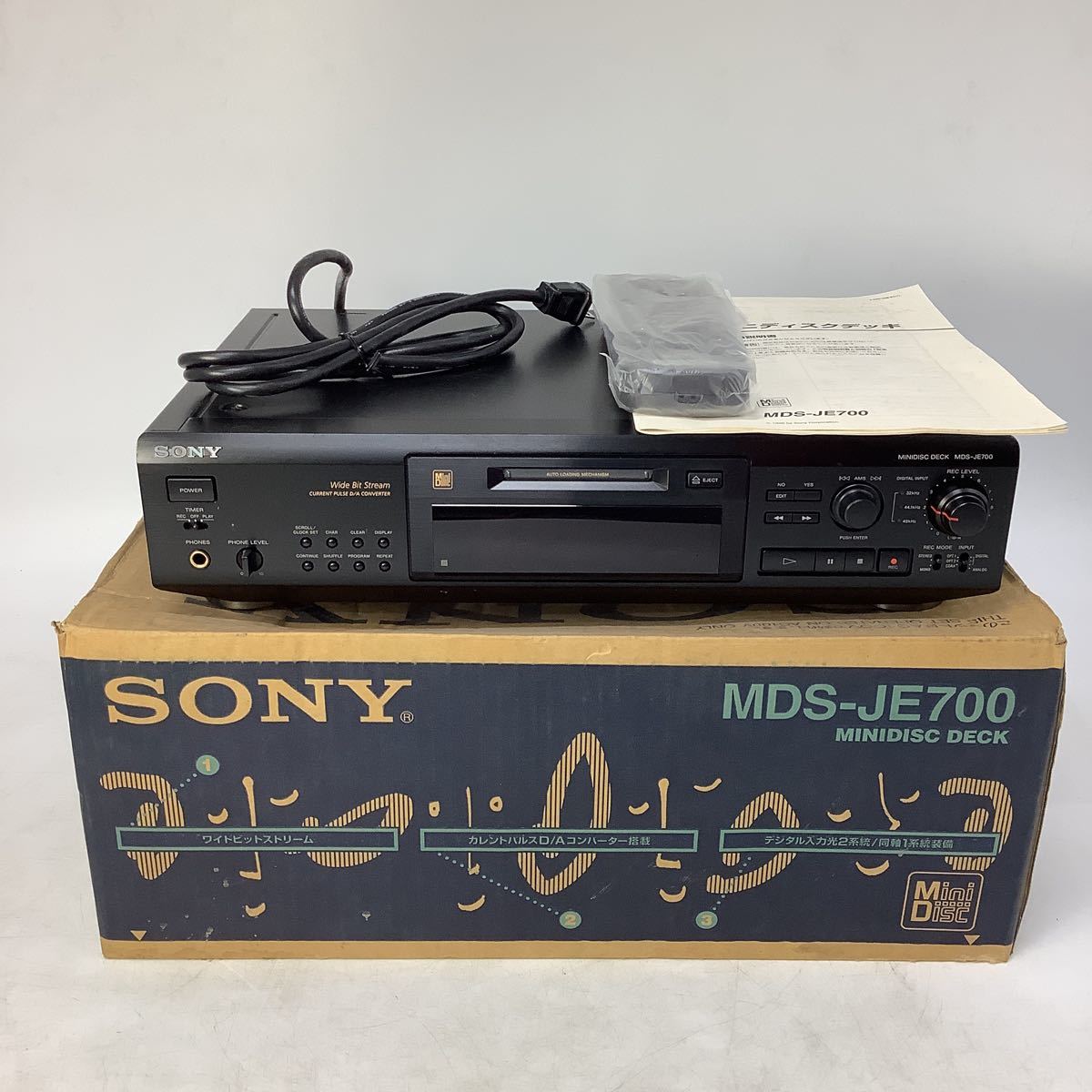 Sony MDS-JE700 [MiniDisc Wiki]