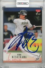 現オリックス西川龍馬☆No.1直筆サイン入ミニ色紙 現オリックス西川