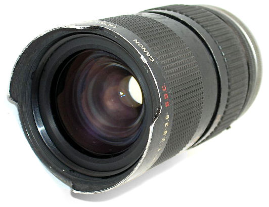 Canon Zoom Lens FD 35-70mm f/2.8-3.5 S.S.C.; Canon Lens FD 100