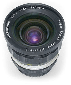 20mm f/3.5 Nikkor-UD Auto Lens