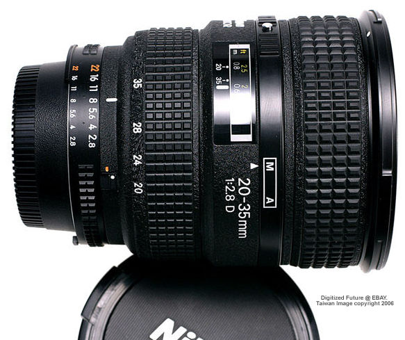 Nikon's Autofocus (AF) Zoom Nikkor 20-35mm f/2.8D IF wideangle