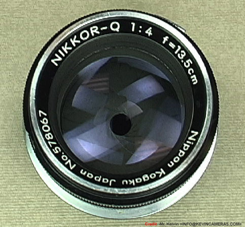 Nippon Kogaku Japan S-Mount Nikkor-Q 1:4 f=13.5cm (Bellow Lens