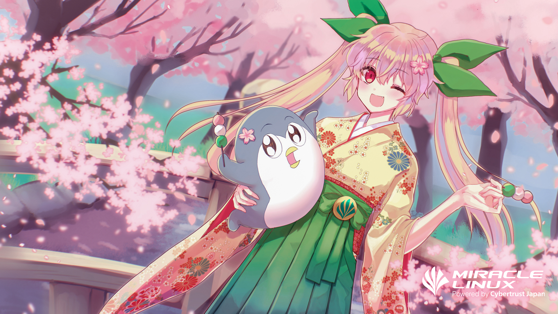 みらくるちゃん壁紙 — MIRACLE LINUX サポート&テクノロジー