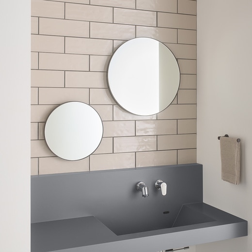 マルーンミラー φ500 マットグレー(WA32051)｜洗面所・水回りの通販