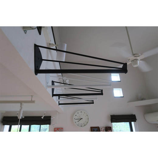 Athletic GYM 片持ちけんすい棒 艶消しブラック(ZA15039)｜インテリア