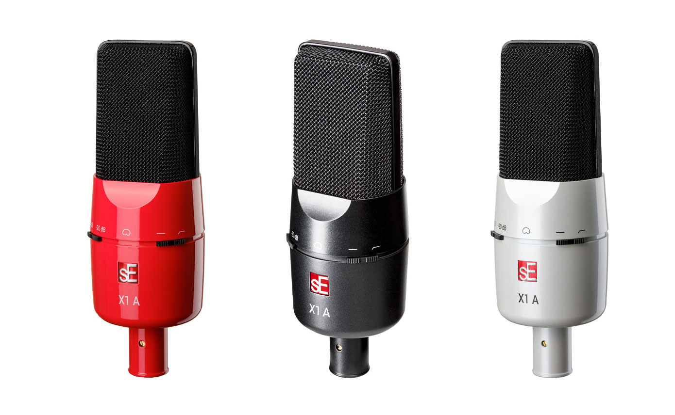 sE Electronicsのコンデンサーマイク「X1 A」カラーバリエーション発売